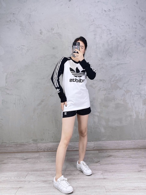 Áo thun tay dài adidas