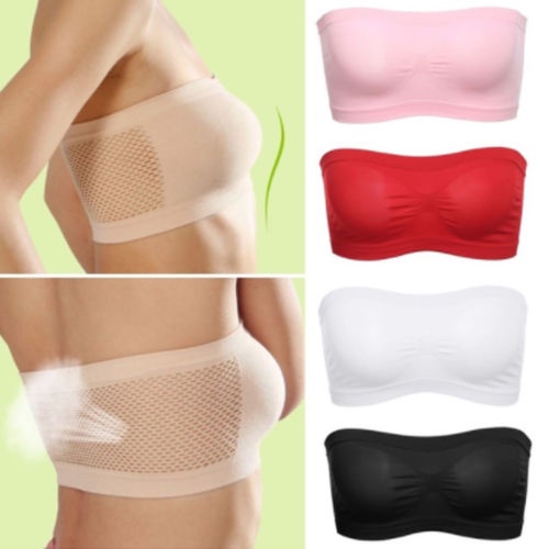 Áo bra ống không gọng màu trơn gợi cảm thời trang nữ