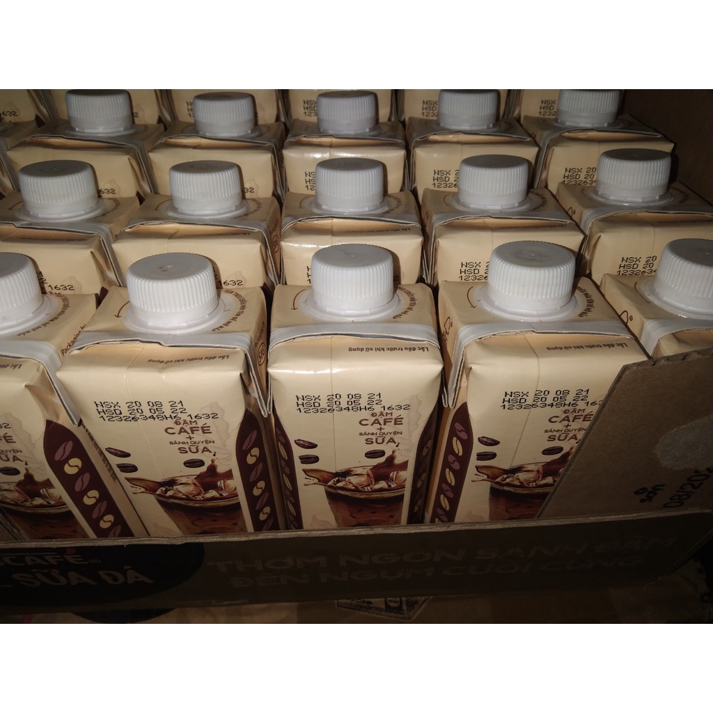 Thùng 24 Hộp Cà Phê Uống Liền Nescafé Cà Phê Sữa Đá (Hộp 200ml)