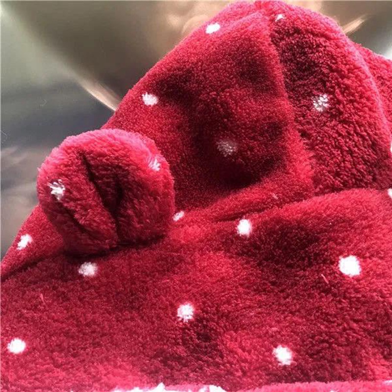 Áo Choàng Tắm Tay Dài Chất Liệu Lông Cừu San Hô Dày Dặn Giữ Ấm Mùa Thu Đông Họa Tiết Hoạt Hình Dễ Thương Cho Nữ | BigBuy360 - bigbuy360.vn