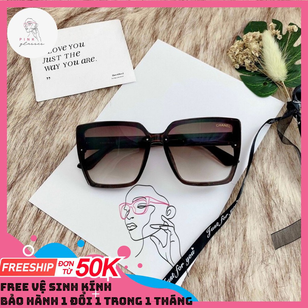 Kính Mát Thời Trang Nữ Pink Glasses Ms 3022