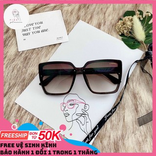 Kính mát thời trang nữ pink glasses ms 3022