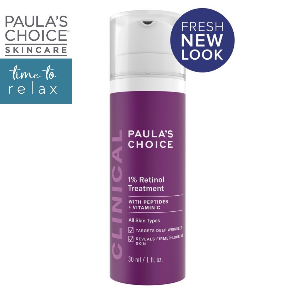 Tinh chất làm mờ nám và nếp nhăn Paula's Choice 1% Retinol- Paula's Choice Clinnical 1% Retinol Trea