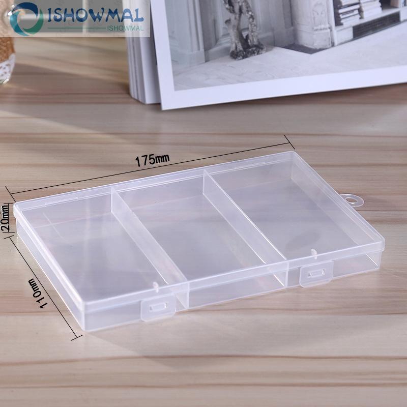 Hộp Nhựa 3 Ngăn Trong Suốt Đa Năng