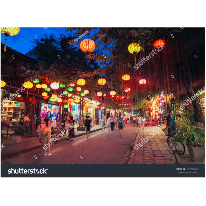 Tranh dán tường Cầu Vàng Đà Nẵng 3D Chất liệu lụa 3D, xé không rách, lau chùi thoải mái, hình ảnh siêu sắc nét, không nh