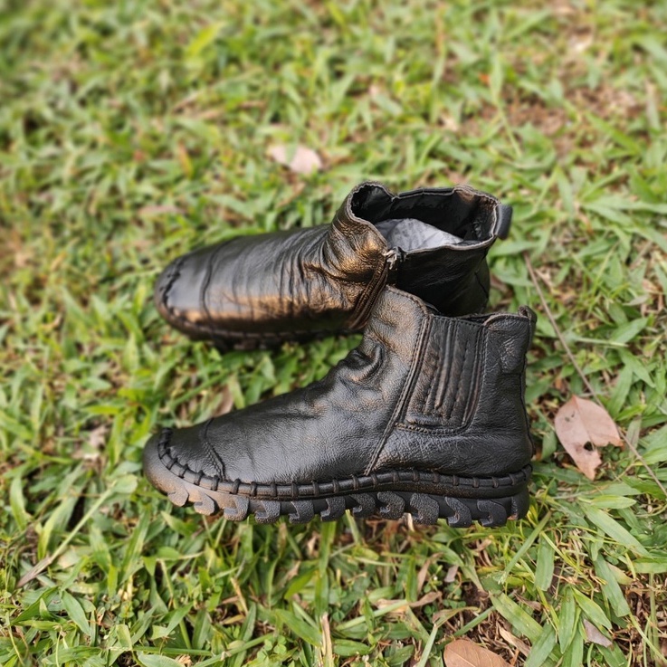 Boots Bốt size 38 Da thật second-hand B052- Đồ Si Bon
