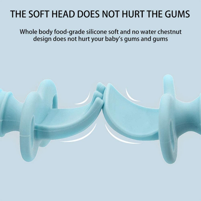 Bộ Muỗng Nĩa Silicone Tập Ăn Chống Sặc Cho Bé Sơ Sinh