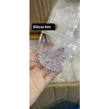 khuôn silicon hình trái tim