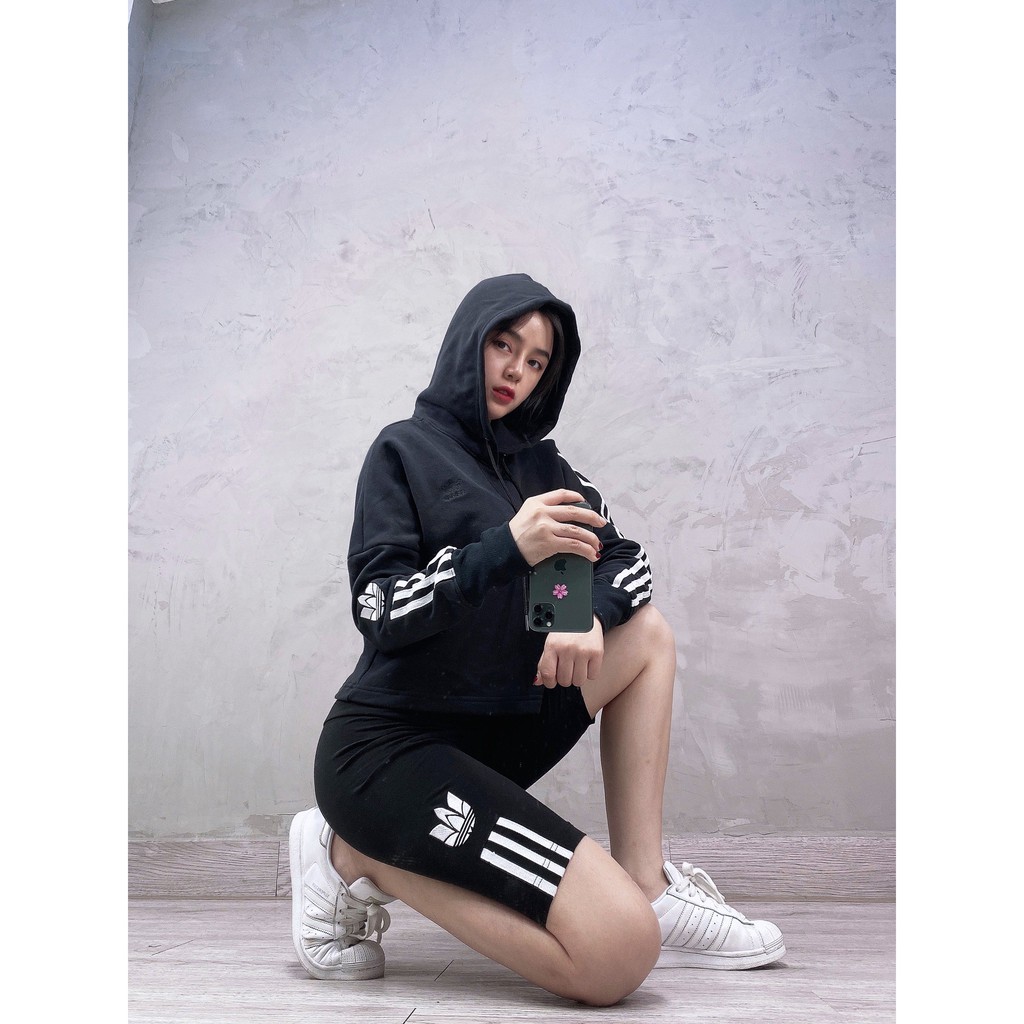 | Ảnh Thật | Áo Das Nữ Dáng Croptop Logo Đuốc