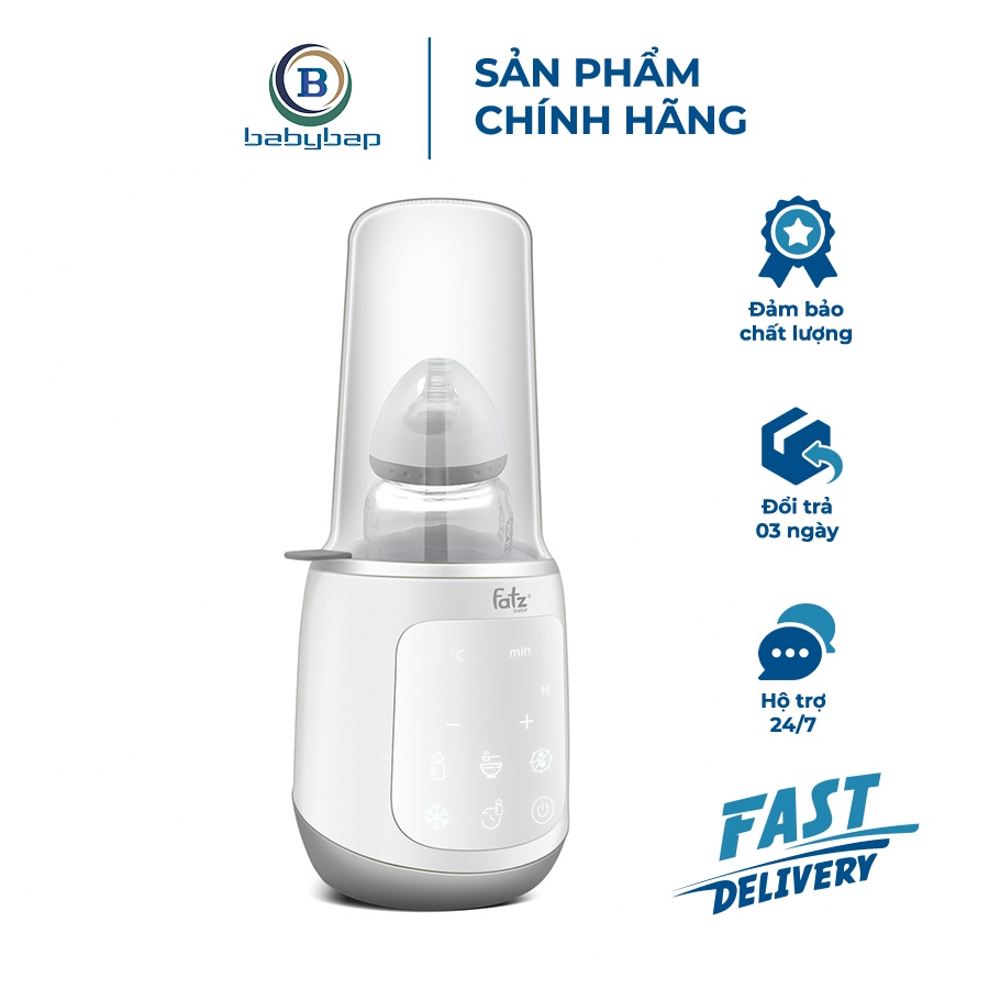 Máy Hâm Sữa &amp; Tiệt Trùng Điên Tử – Mono 8 – Fatzbaby FB3011TN Hâm Nóng Nhanh, Tiệt Trùng Bình Sữa Một Cách Hiệu Quả
