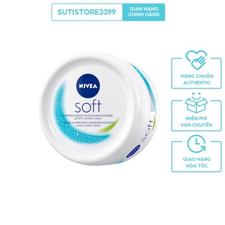 Kem dưỡng ẩm NIVEA Soft chống nẻ & dưỡng da, 200 ml - xuất xứ Đức