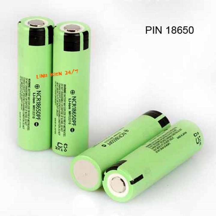 Pin Sạc Panasonic 18650 3.7V NCR18650B 3400mah