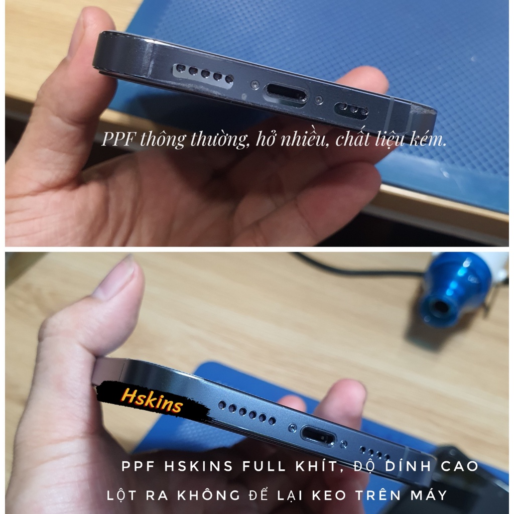 Miếng dán PPF thủy lực iPhone 13 Pro Max, 14 Pro Max / 12 Pro Max, 11 Pro Max, Xs Max, 8 Plus, 5Se,... cao cấp
