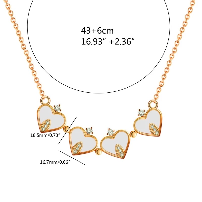 Vòng Cổ Choker Đính Nút Nam Châm Hình Trái Tim Lãng Mạn Cho Nữ