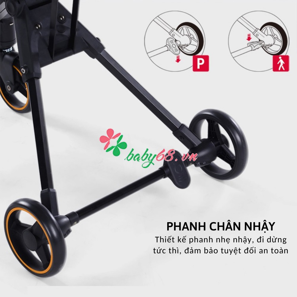 Xe đẩy du lịch cao cấp X6 Playkids