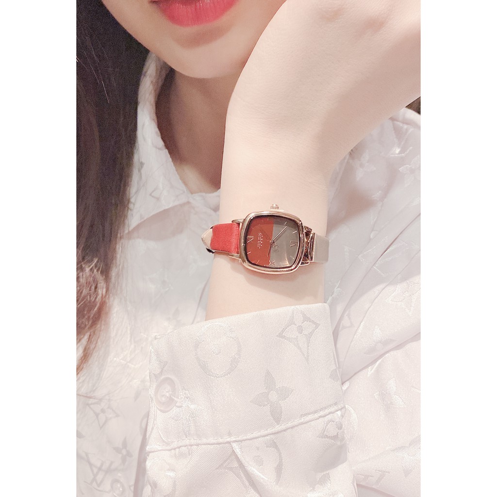 Đồng hồ nữ Julius JA-1240 dây da | Julius Official