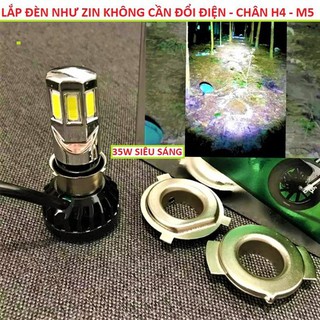 ĐÈN PHA LED APX 35W 6 TIM SIÊU SÁNG MẪU 2020 - CHO XE MÁY - Ô TÔ