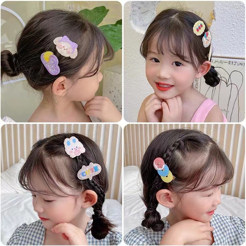 [HOT] Kẹp tóc nhân vật hoạt hình bằng Acrylic phong cách Hàn Quốc gam màu kẹo ngọt siêu xinh cho bé