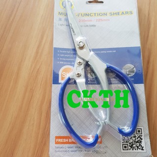 Kéo căt đa năng kéo loại to cắt cành mũi thẳng 225mm/9'' C-MART hàng tốt
