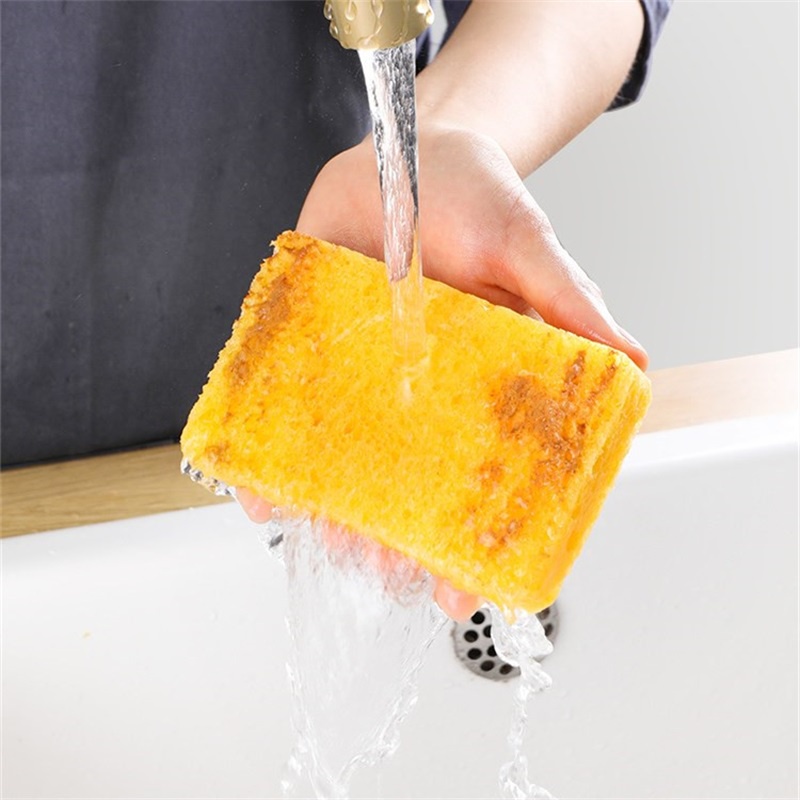Set 5 Miếng Bọt Biển Rửa Chén Bằng Gỗ Tiện Lợi