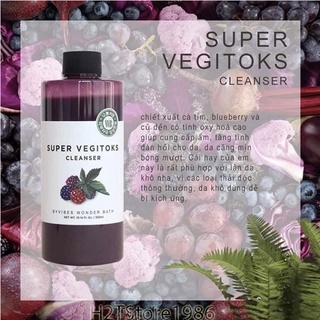SỮA RỬA MẶT RAU CỦ QUẢ THẢI ĐỘC WONDER BATH SUPER VEGITOKS CLEASING [HÀN QUỐC]