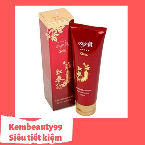 Combo 2 sữa rửa mặt Sâm My Gold Hàn Quốc