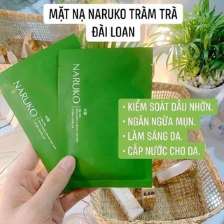 [Bản Đài] Mặt nạ kiểm soát dầu và mụn trà tràm Naruko Tea Tree 26ml
