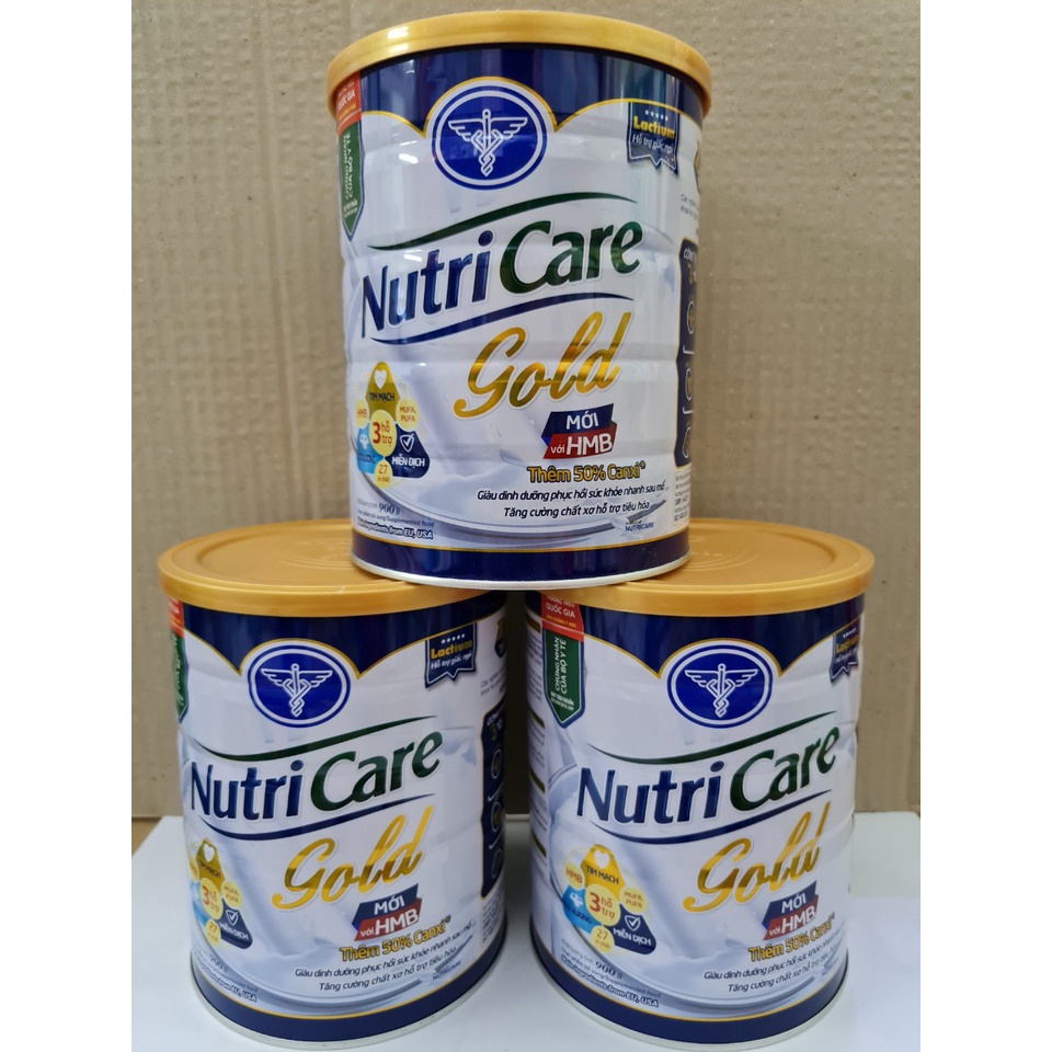 Sữa bột Nutricare Gold 900g