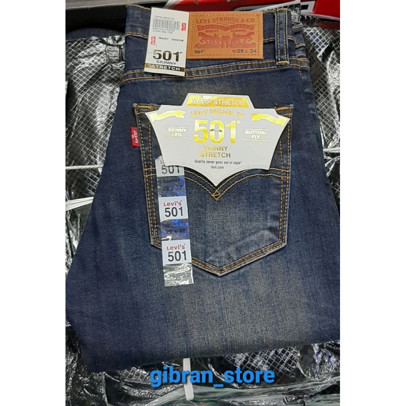 Quần Jeans Ống Đứng Thời Trang Năng Động Cho Nam Selvedge Levis 501