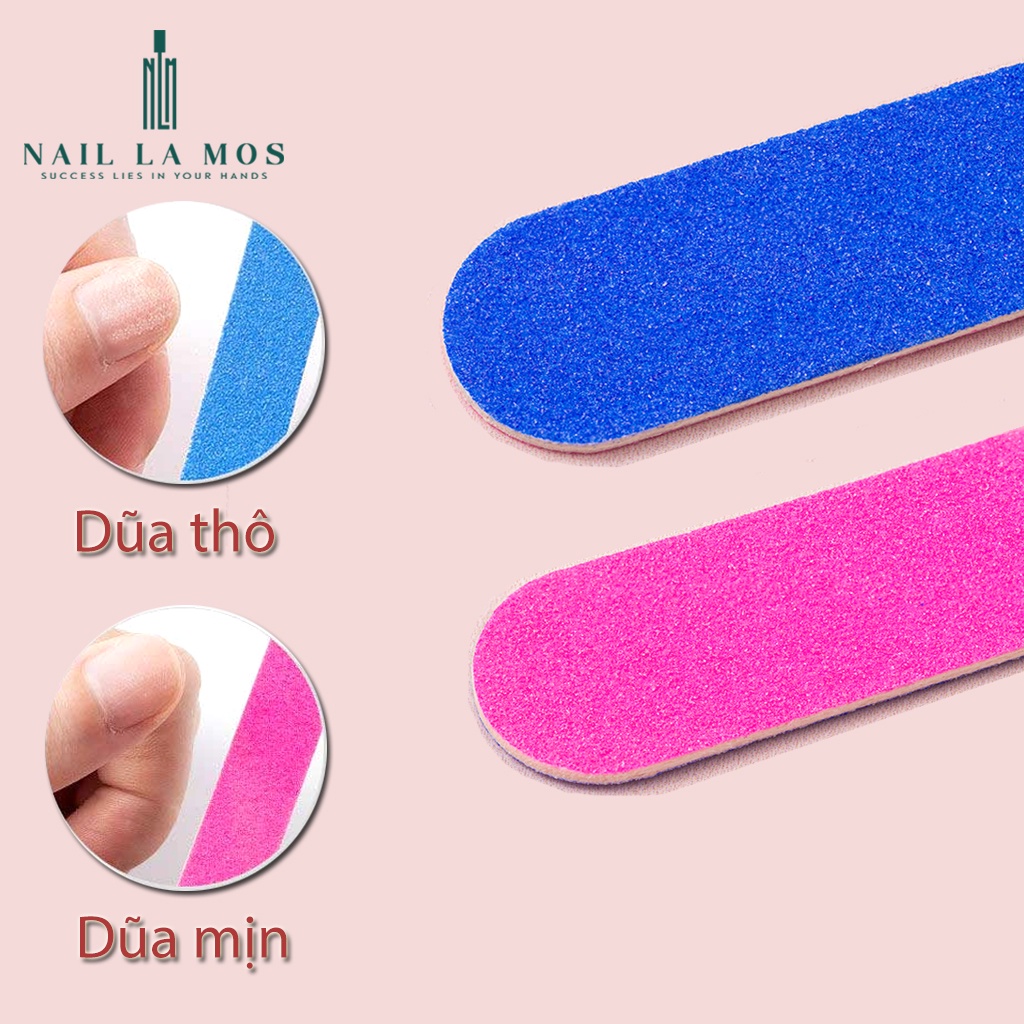 Dũa móng tay mini - Dũa mini hai mặt nhám tiện lợi, giá tốt dùng trong Nailbox (lẻ 1 chiếc)