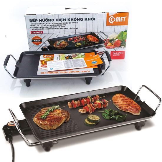 BẾP NƯỚNG ĐIỆN COMET CM5665 CÔNG SUẤT 1400W
