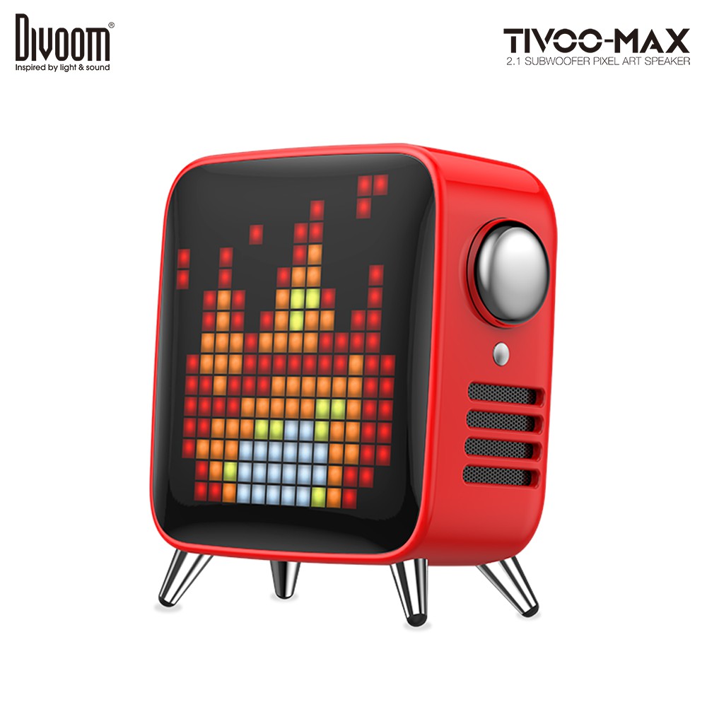 Loa Bluetooth Divoom TIVOO Max - 40W màn hình LED 256 siêu khủng, Pin Li-on, 8000mAh Bluetooth V5.0