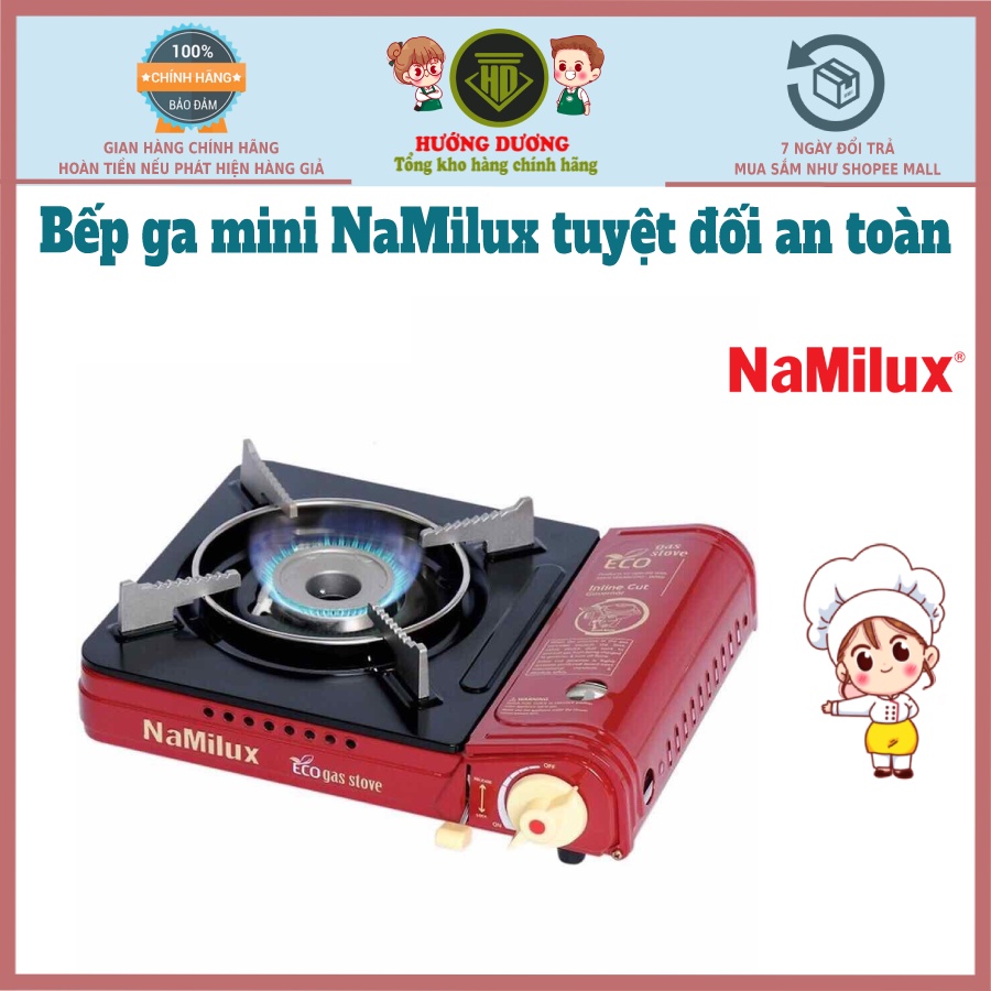 Bếp Ga Du Lịch,Bếp Ga Mini Chống Nổ Namilux PL-1911PF / PL1911PF - CHỐNG CHÁY NỔ - BH 6 tháng