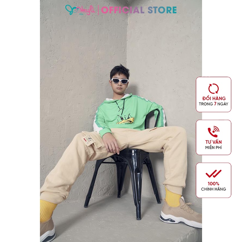 Áo hoodies JOOKYLI bé trai họa tiết Vịt xanh 58B0257