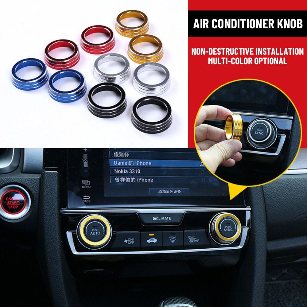 Set 2 Vòng Đệm Trang Trí Ống Xả Xe Hơi Honda Civic10th Generation
