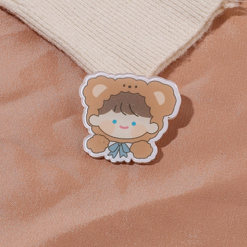 1 Huy Hiệu Cài Áo Kim Loại Nhiều Kiểu Dáng Dễ Thương