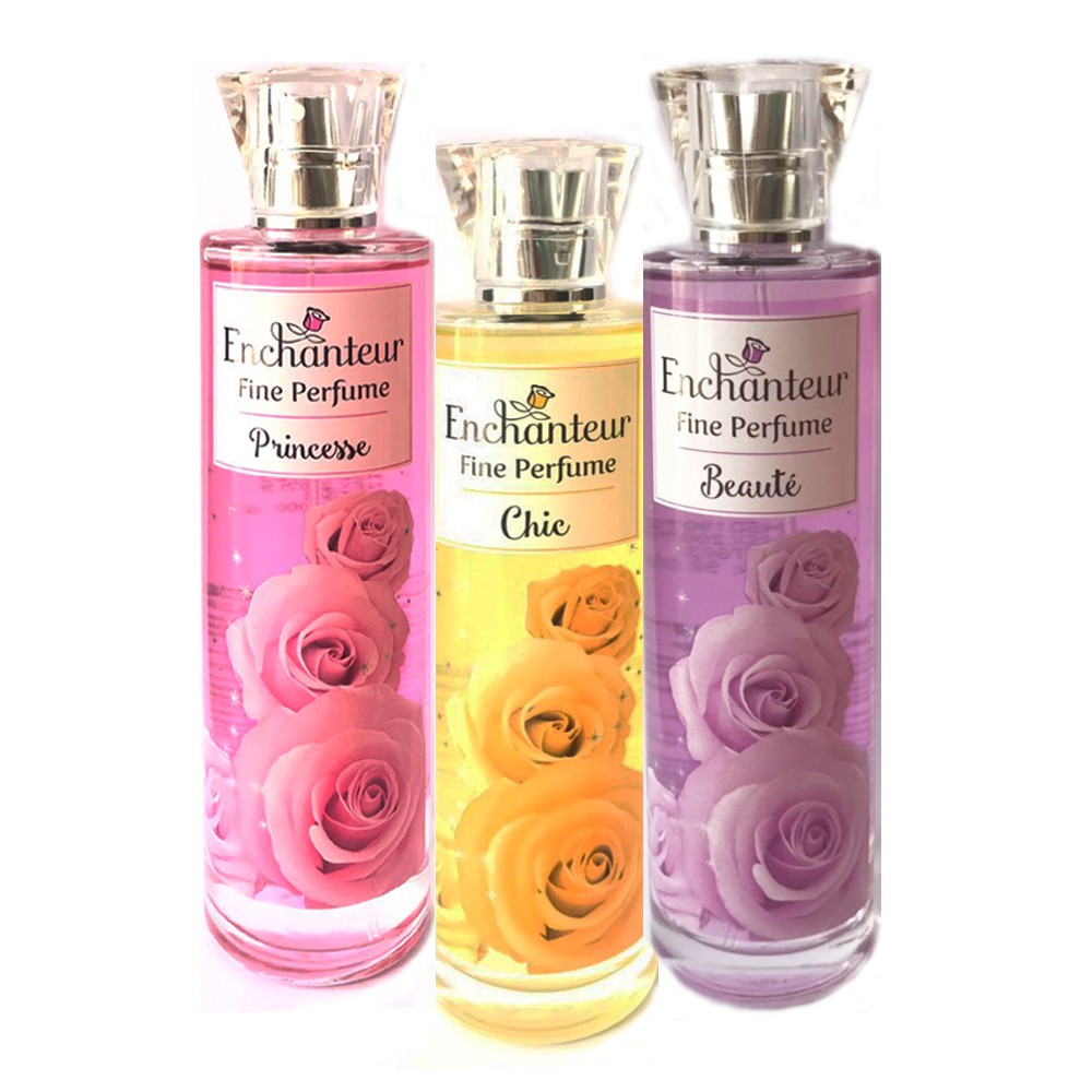 Nước hoa toàn Thân Enchanteur Fine Perfume: Chic, Princesse, Beauté