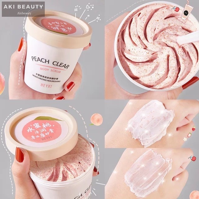 Kem Tẩy Tế Bào Chết Chiết Xuất Đào Dưỡng Ẩm Làm Trắng Da 200g