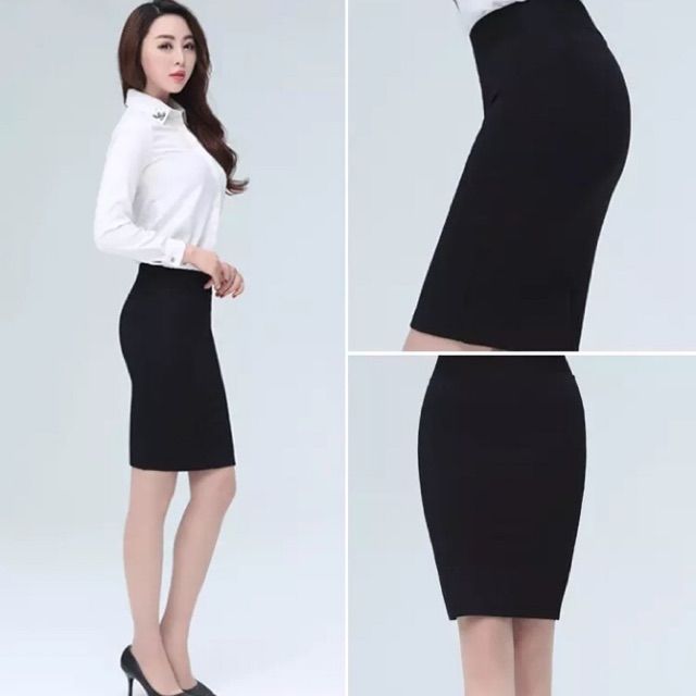 [Mã FASHIONT4WA2 giảm 10K đơn 50K] Chân Váy Bút Chì Nữ vải mịn | BigBuy360 - bigbuy360.vn