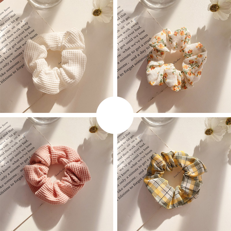 Dây Buộc Tóc Họa Tiết Hoa Thời Trang Nữ Tính