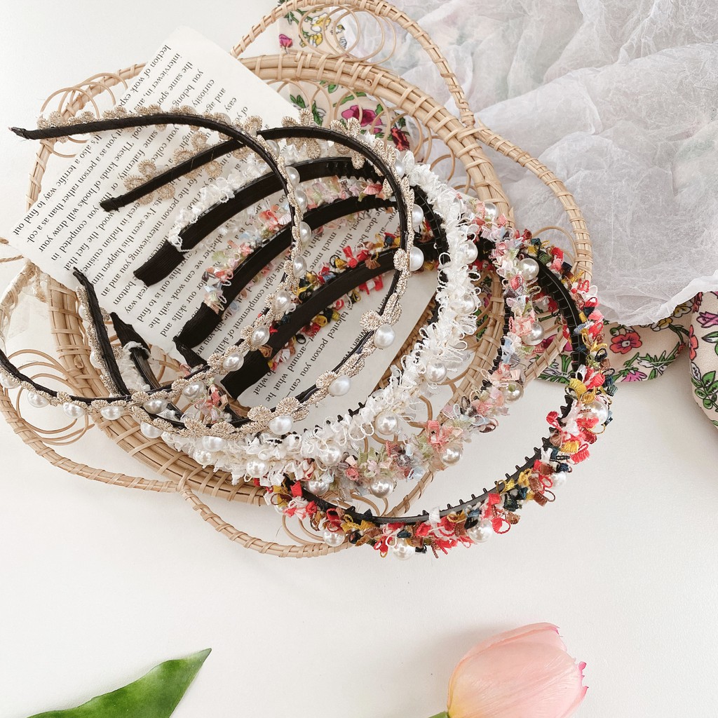 Cute Flower Pattern Non-slip Princess Headband