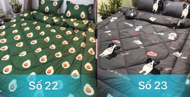 bộ chăn phao 5 món ga gối chăn phao cotton poly nhiều mẫu 2019( được chọn mẫu nhé Khách) | BigBuy360 - bigbuy360.vn