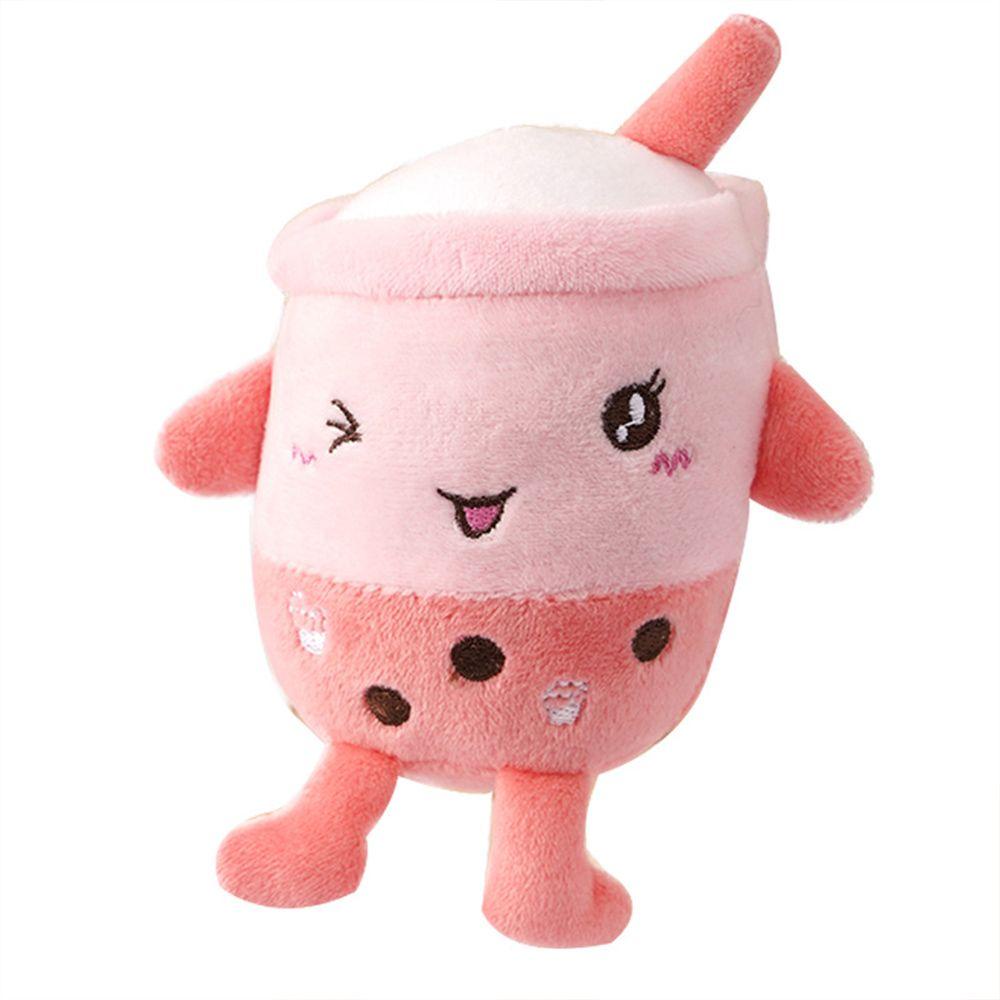 Móc Khóa Hình Ly Nước Ép Nhồi Bông 12cm Dễ Thương