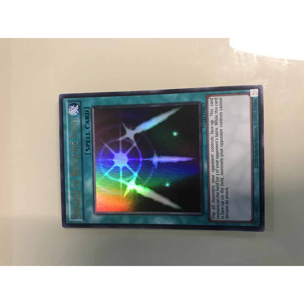 Thẻ bài yugioh chính hãng Sword of revealing light ygld