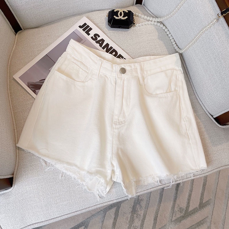 Quần Short Denim Dáng Chữ A Ống Rộng Thiết Kế Mới Trẻ Trung Năng Động