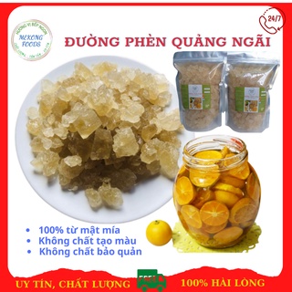 1kg Đường phèn vàng hạt Nhỏ nguyên chất không tẩy trắng