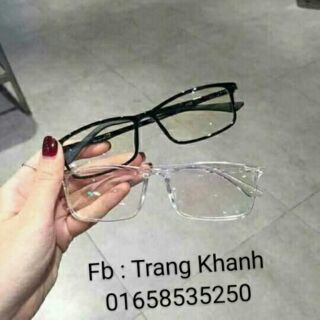 Kính gọng dẻo giả cận