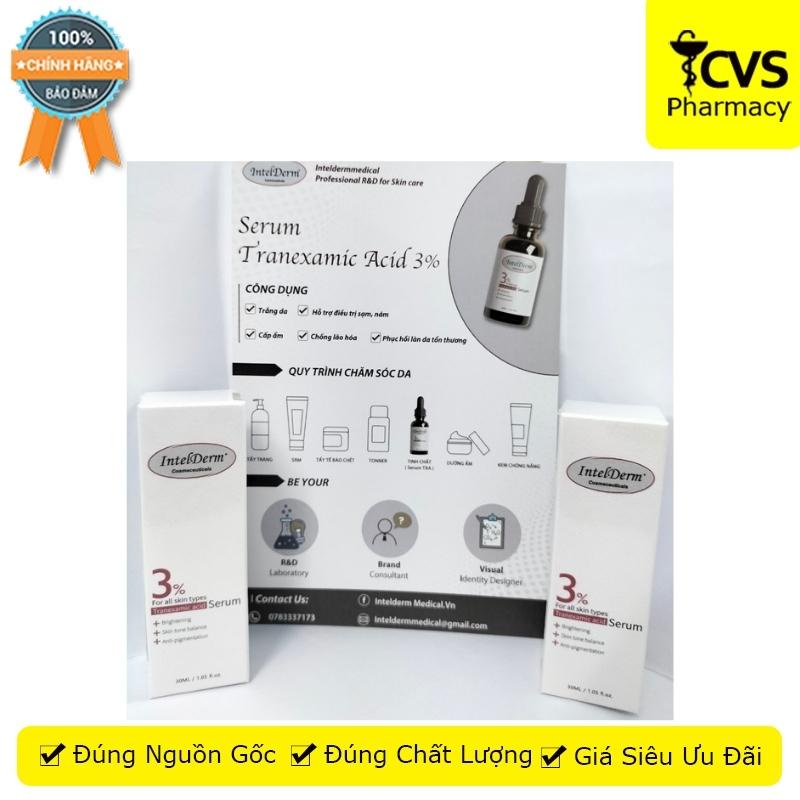 IntelDerm Cosmeceuticals Tranexamic Acid Serum - 30ML - giúp da đều màu, tươi sáng, cân bằng ẩm - CVS Pharmacy