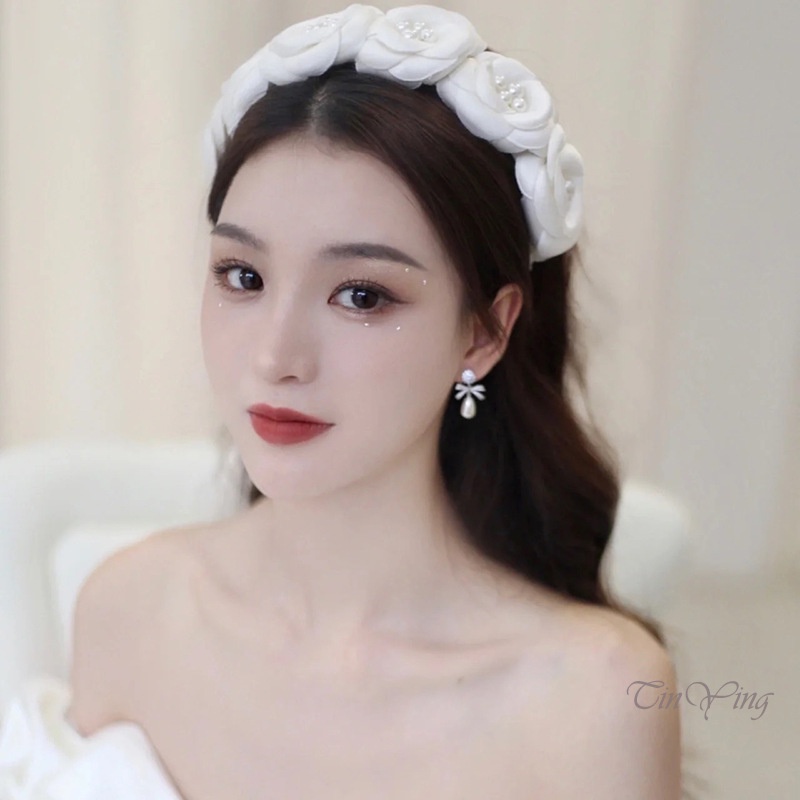 Cài tóc nữ GETNOIVAS đính ngọc trai trang trí thủ công