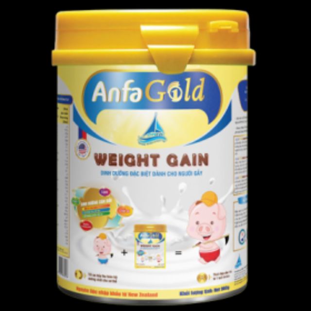 SỮA  tăng cân cho trẻ anfa gold weight gain  900g